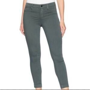 J BRAND Anja Mid-Rise Ankle Jeans Slate Gray Lyocell Cotton Stretch 4-Pockets 26